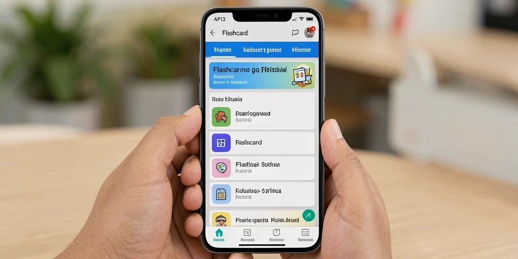 Antarmuka aplikasi API33 yang intuitif dan interaktif untuk belajar.