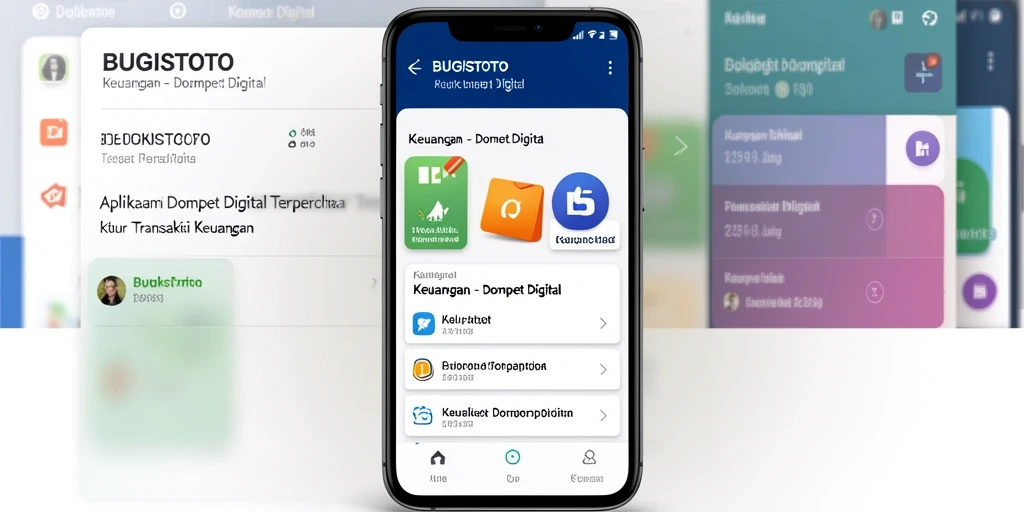 Antarmuka BUGISTOTO yang sederhana dan fungsional untuk Dompet Digital.