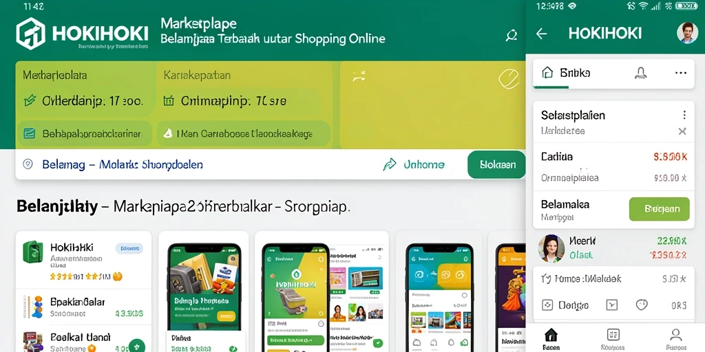 Antarmuka aplikasi HOKIHOKI yang menarik dan fungsional.